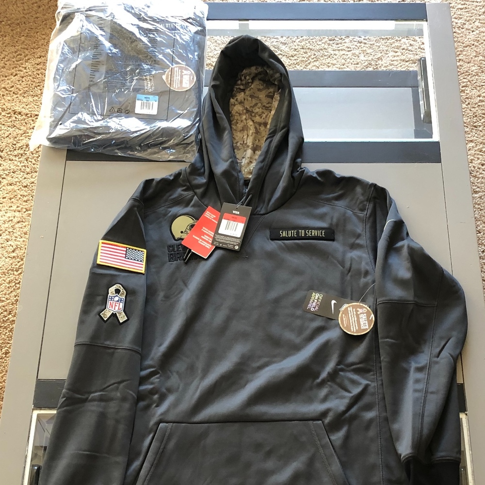 NWOT NIKE STS CLEVELAND BROWNS SWEATSHIRT HOODIE